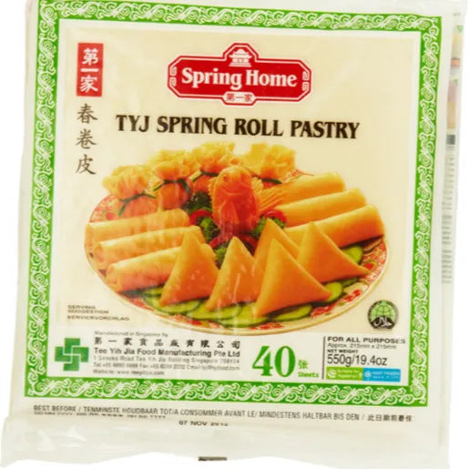 Tyj Spring Roll Pastry 550g