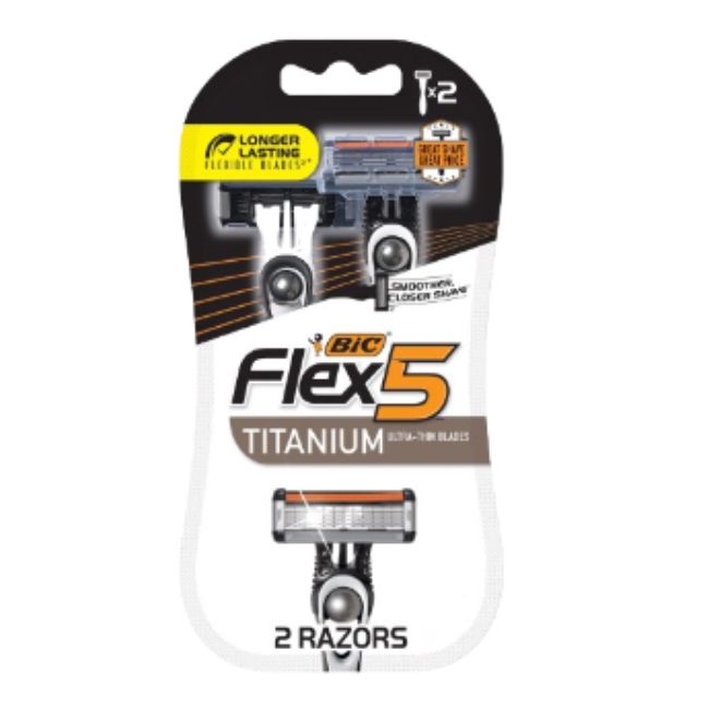 Bic Shaver Flex Male 5, 2pcs Shaving & Hair Removal Pinoygrocers 