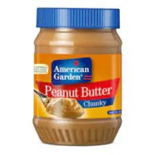 American Garden Peanut Butter Chunky 454 G