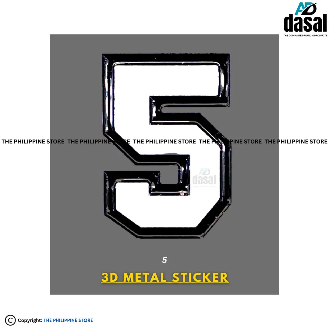 3D Metal Sticker- 5