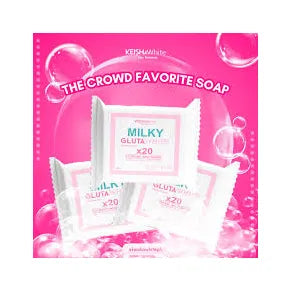 Keishawhite Milkygluta White Premium Soap X20