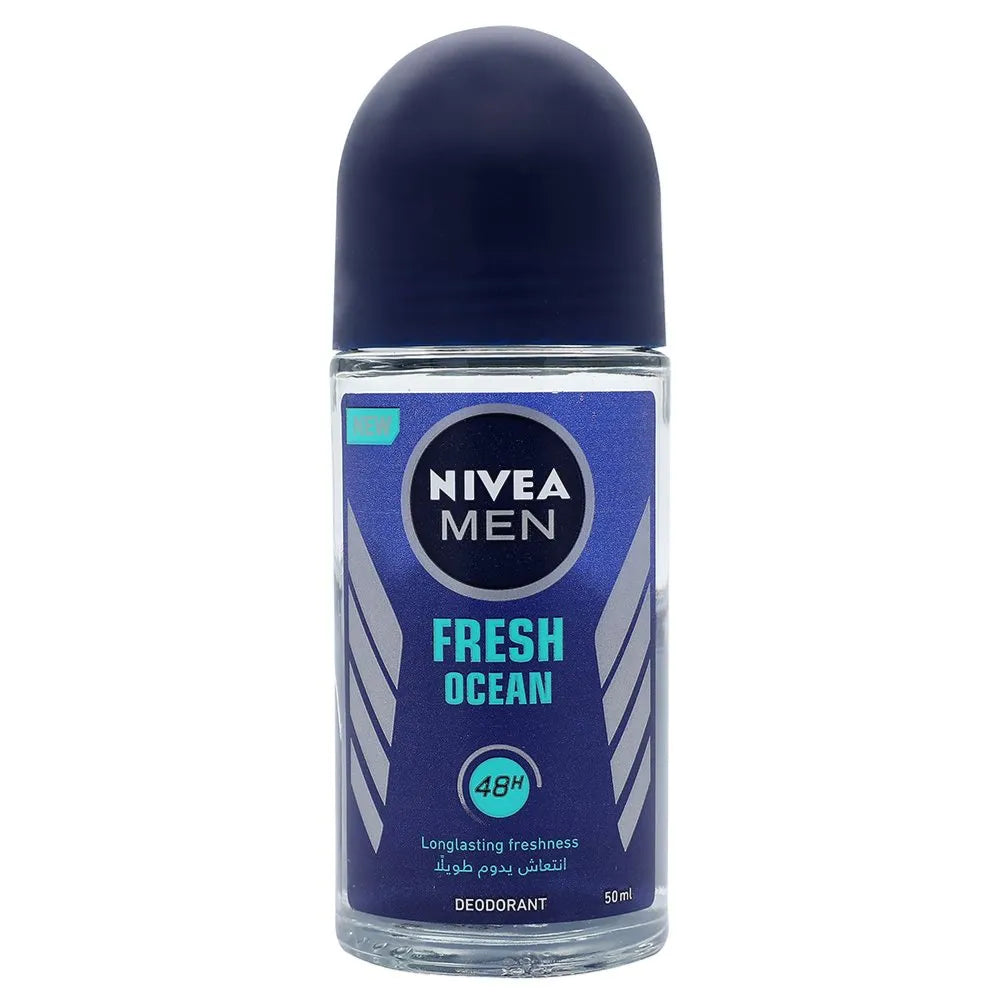 Nivea Fresh Ocean Deodorant Roll On For Men, 50Ml