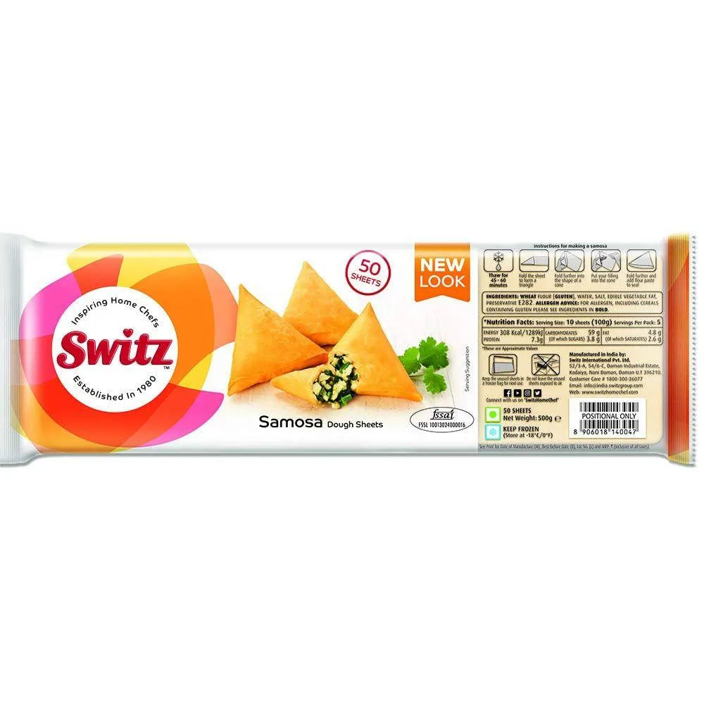 Switz Samboosa Sheet 50Sht 500 G