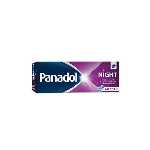 Panadol Night Effective Pain Relief Tablets, 24 Count