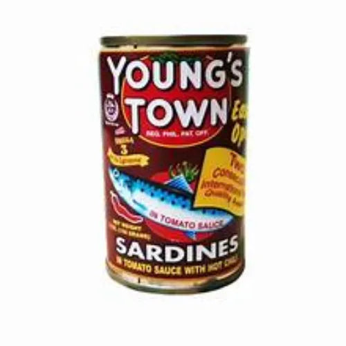 Young's Town Sardines In Tomato Sauce With Chili 155 G