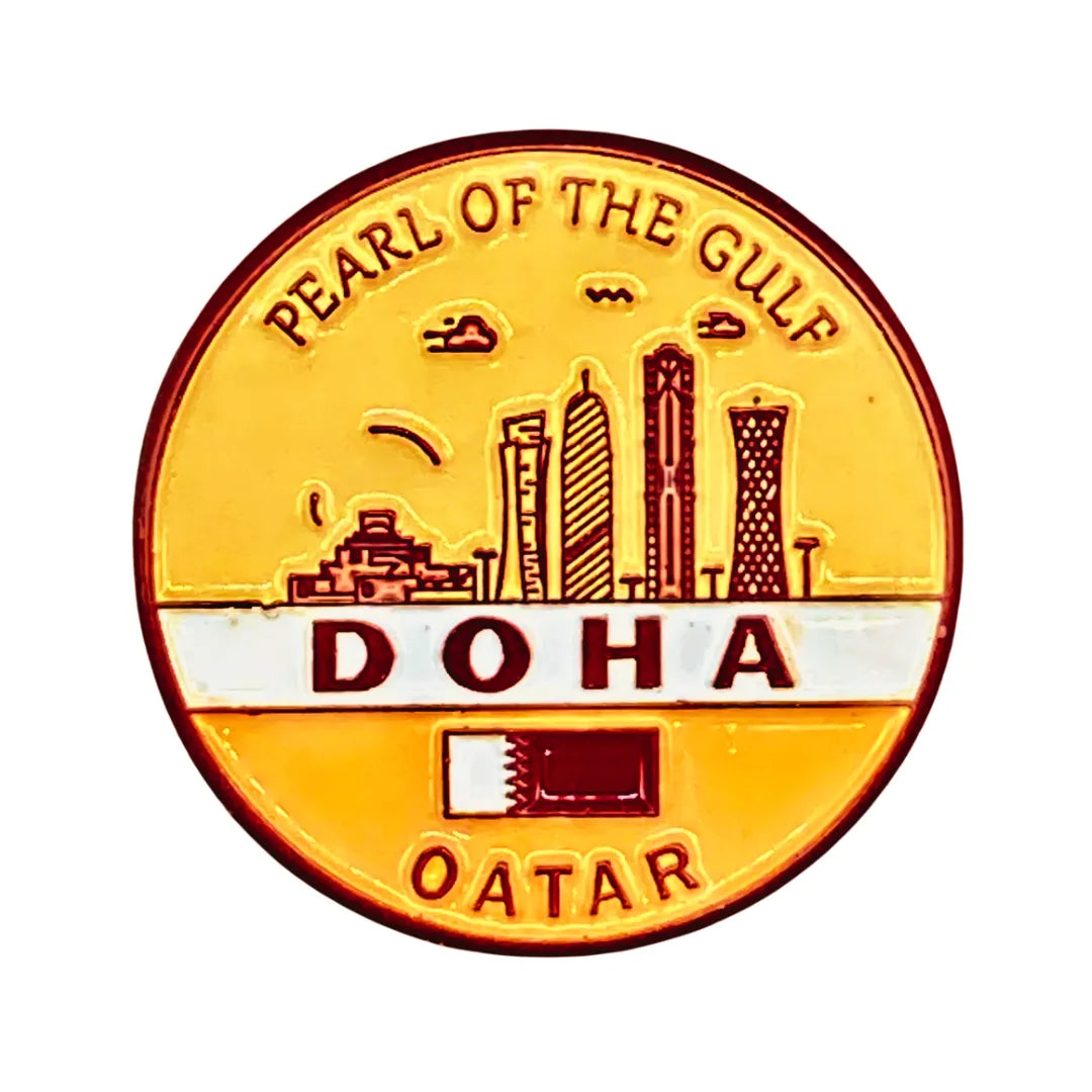 3D Metal Sticker- Doha (Pearl Of The Gulf)