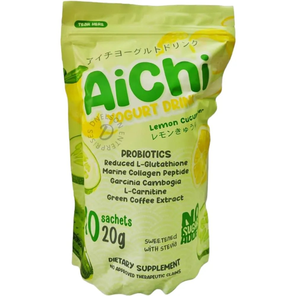 Aichi Yogurt Drink Lemon Cucumber 10 X 20g