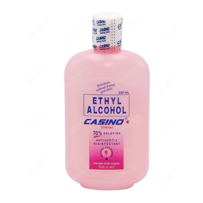 Casino Ethyl Alcohol Femme Antiseptic Disinfectant With 70% Solution 250 Ml Disinfectant Pinoygrocers 