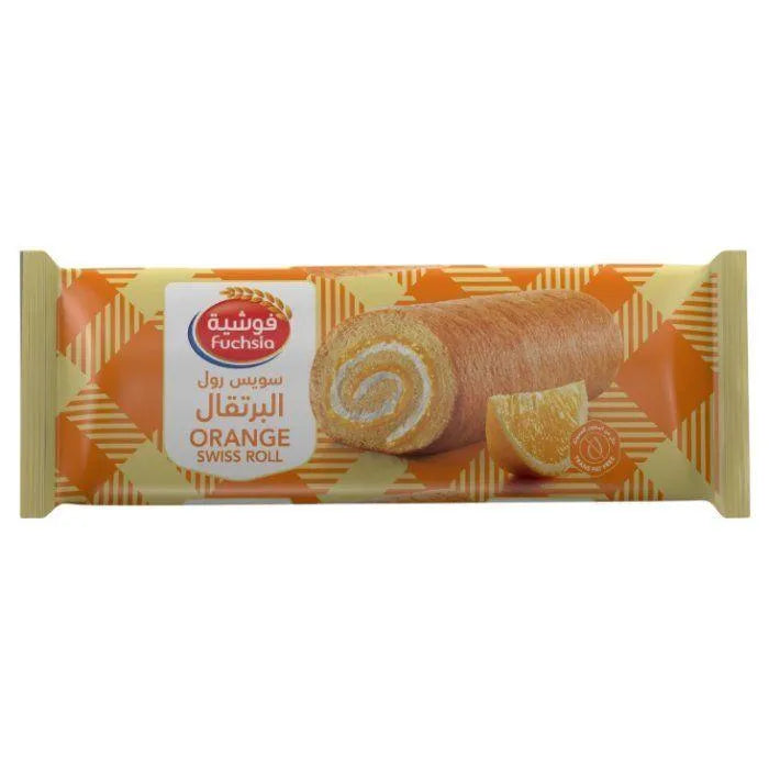 Fuchsia Swiss Roll With Orange, 60G