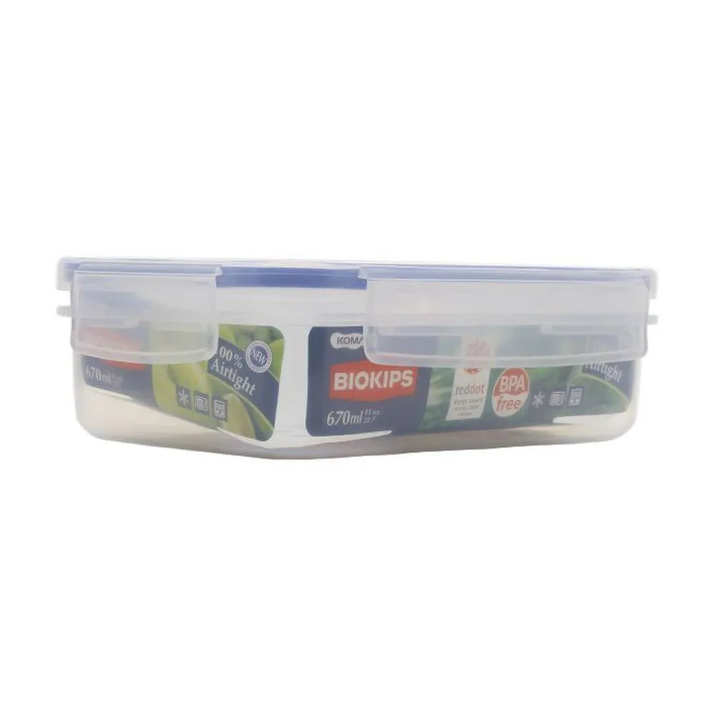 Biokips Food Container Rectangular (R-30) 670ml