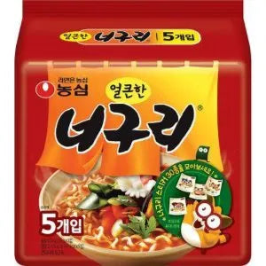 Nongshim Neoguri Ramyun Seafood & Spicy Noodles, 5x120g