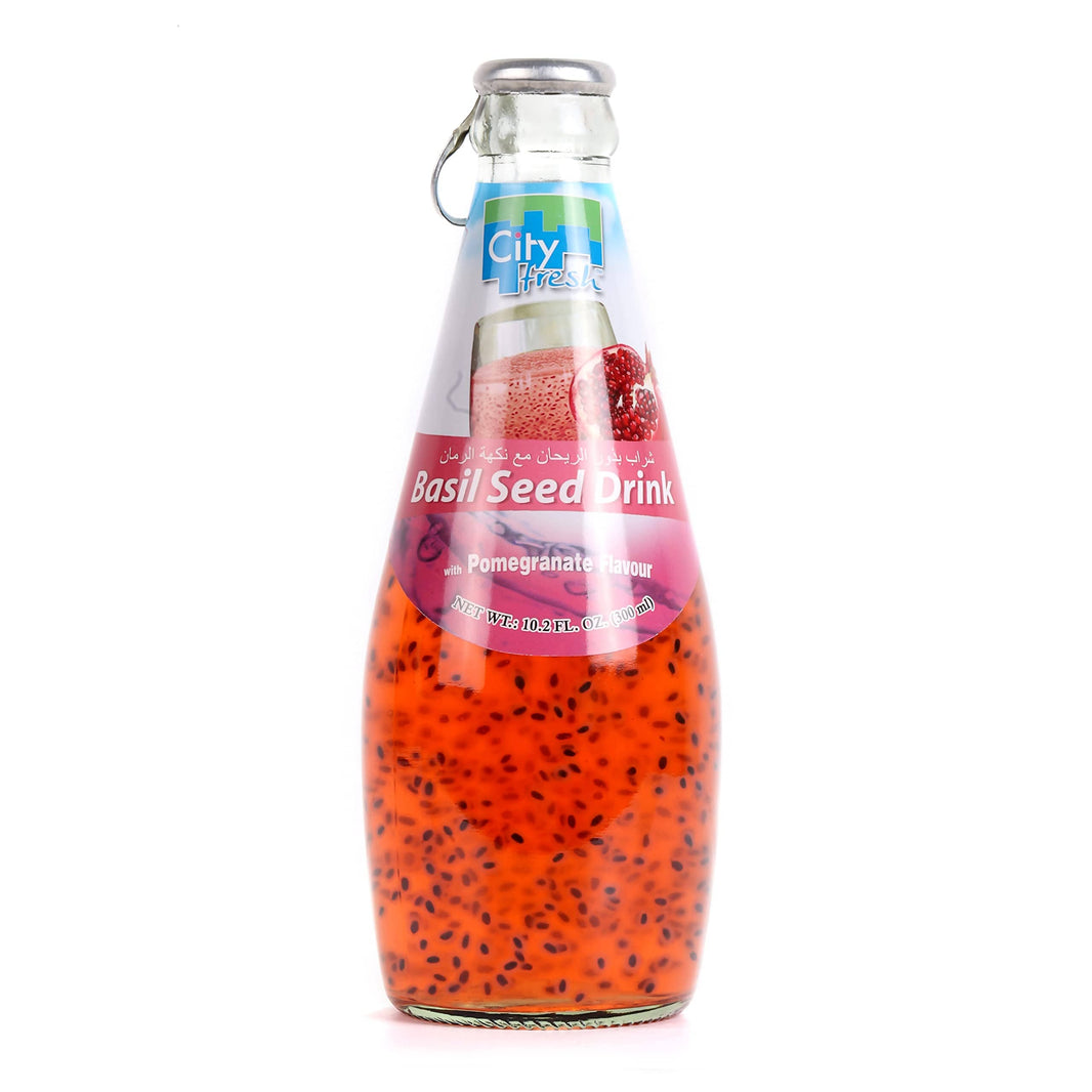 City Fresh Basil Seed Drink With Pomegranat 290Ml Powdered & Concentrated Juices Pinoygrocers 