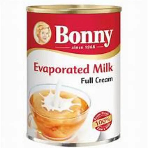Bonny Unsweetened Evaporated Milk 8.1% Fat, 410g