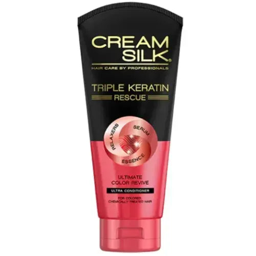 Cream Silk Triple Keratin Rescue Conditioner 150ml Color Revive