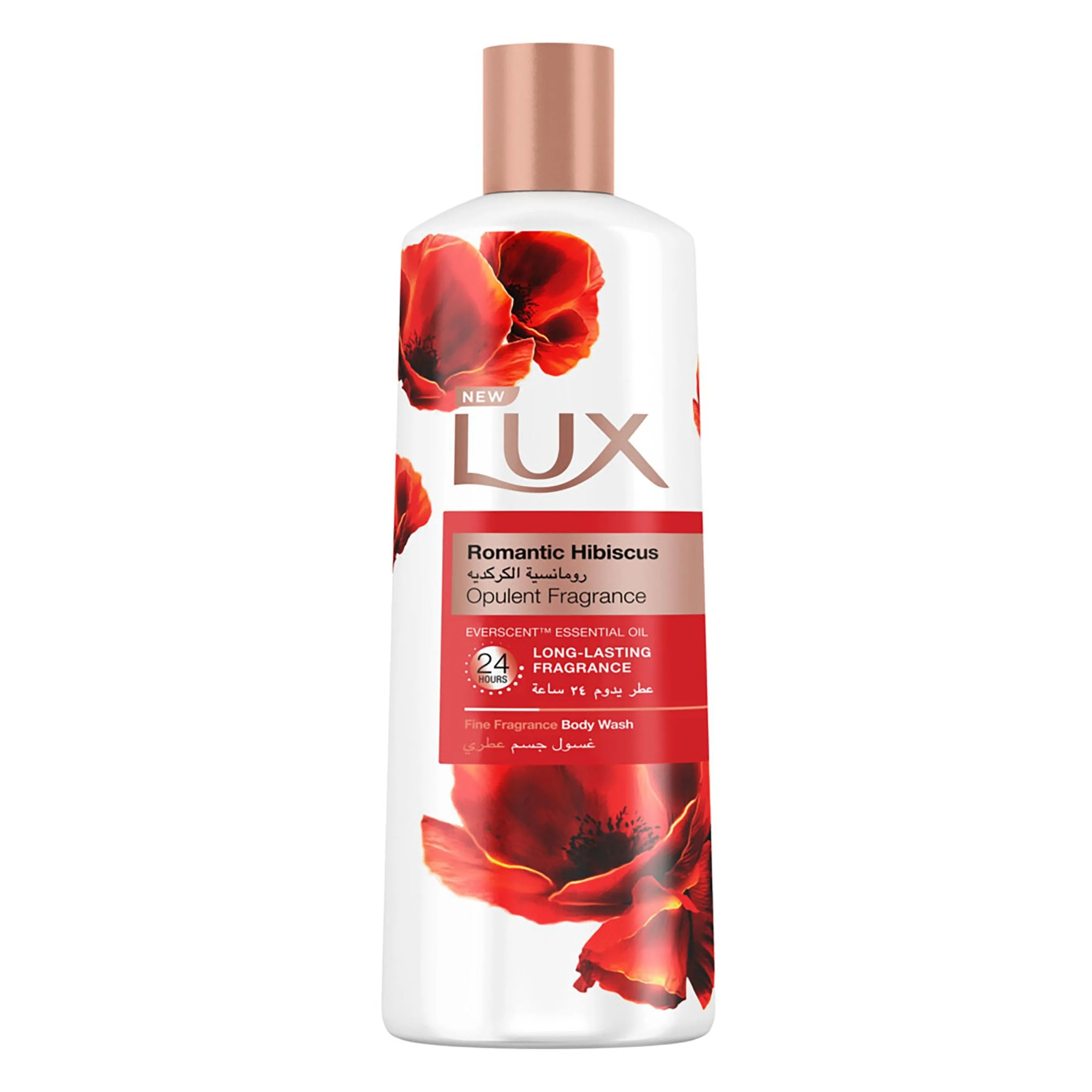 Lux Romantic Hibiscus Body Wash, 700ml