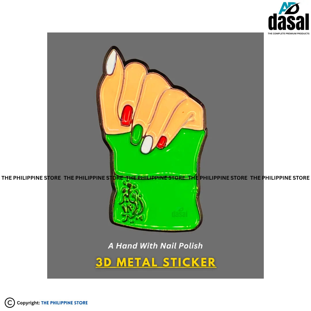 3D Metal Sticker- Hand Nail Polish