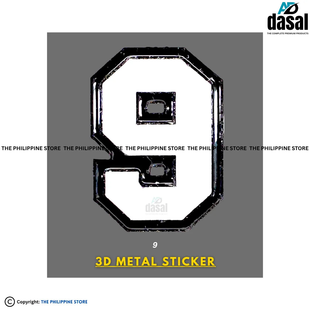 3D Metal Sticker- 9