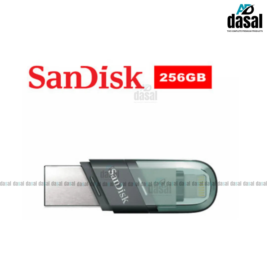 Sandisk Ixpand 256Gb Flash Drive Flip For Iphone, Ipad & Computers