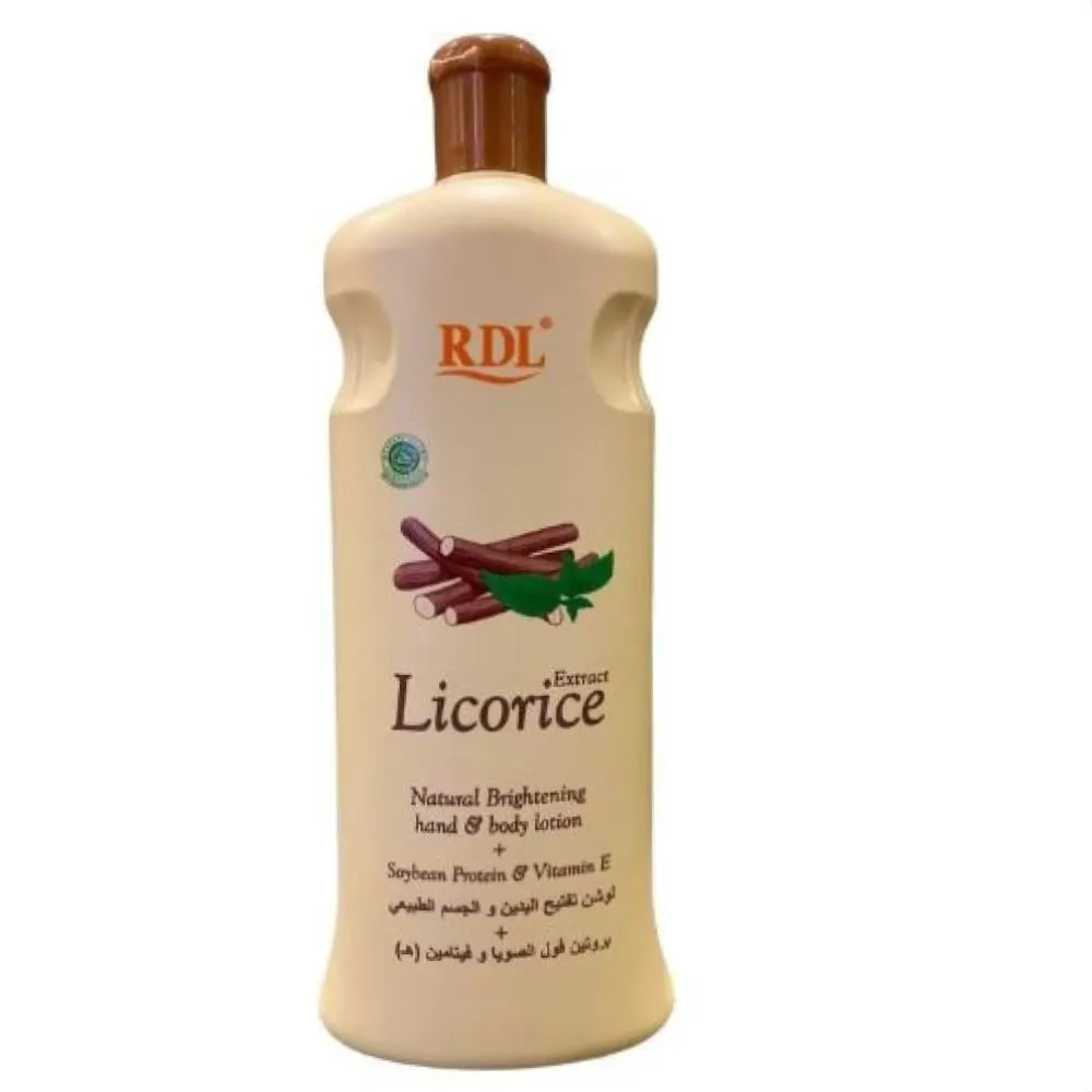 Rdl Licorice Extract Natural Brightening Hand & Body Lotion 600Ml