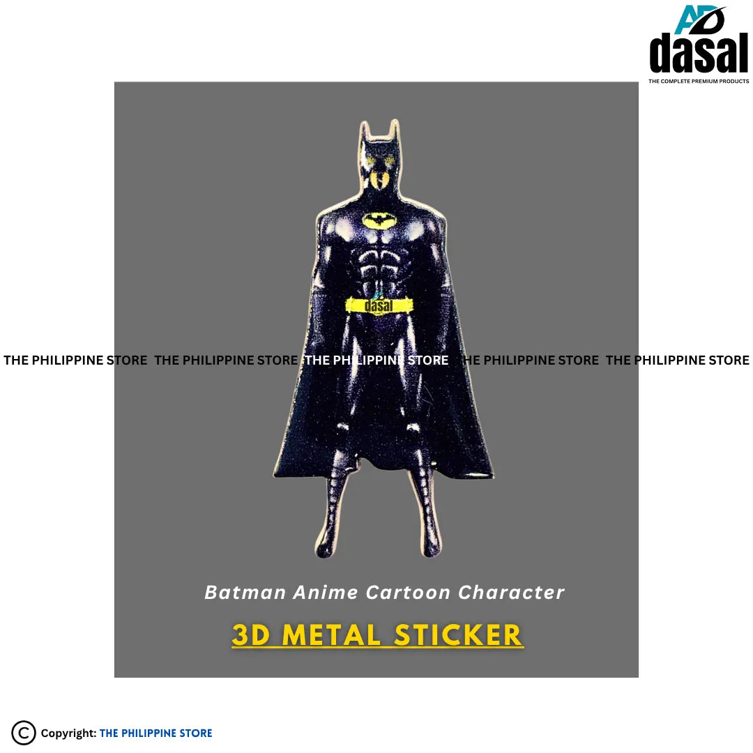 3D Metal Sticker- Batman Anime Cartoon Character