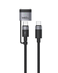 Moxedo 2-in-1 USB-C to MagSafe 3 Charging Cable