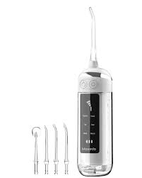 Moxedo Cordless Water Flosser for Teeth, Braces, Implants, Gums & Travel 6 Modes, 4 Nozzles, USB-C Rechargeable