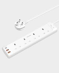 Moxedo 20W Power Strip Surge Protector 7 Way 1 USB-C PD