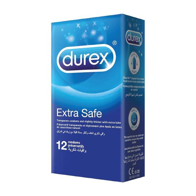 Durex Extra Safe Condoms for Men, 12 Pieces Adult Care Pinoygrocers 