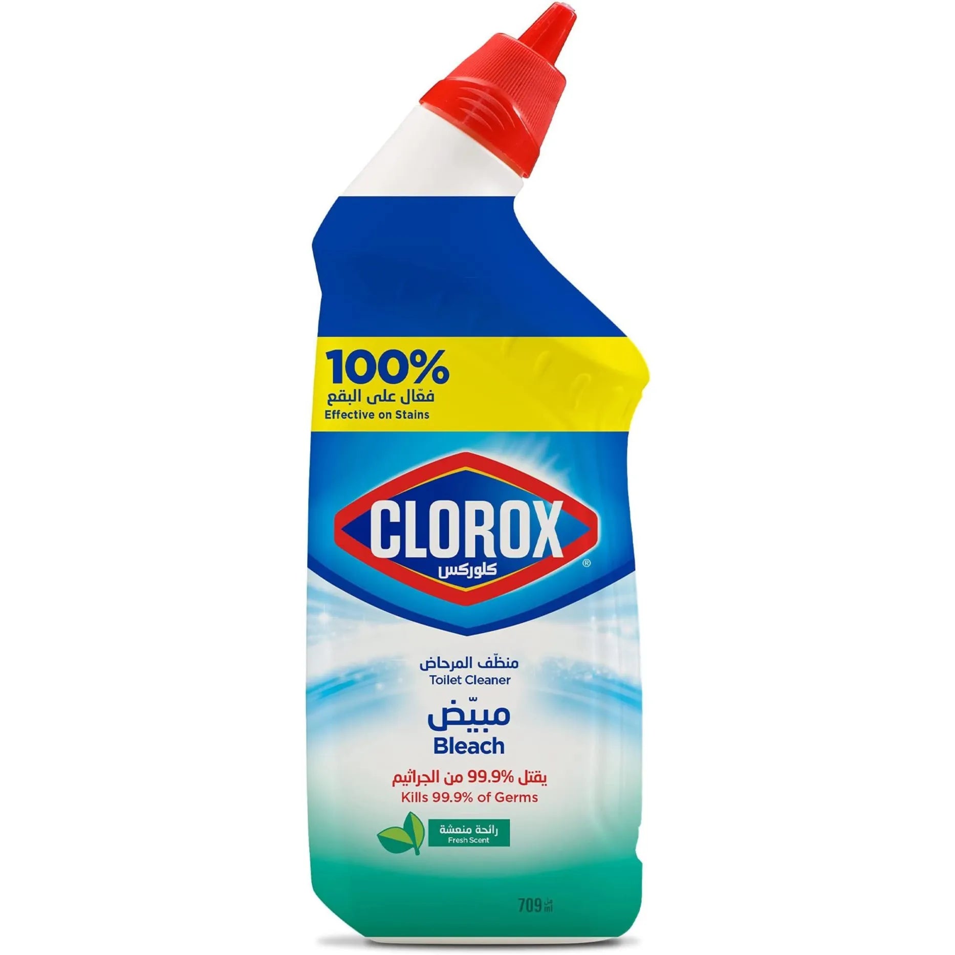 Clorox Fresh Scent With Bleach Toilet Cleaner, 709ml