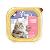 Plaisir Cat Wet Food Adult Pate With Salmon