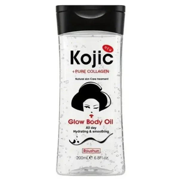 Kojic +Pure Collagen Glow Body Oil All Day Hydrating And Smoothing, 200Ml