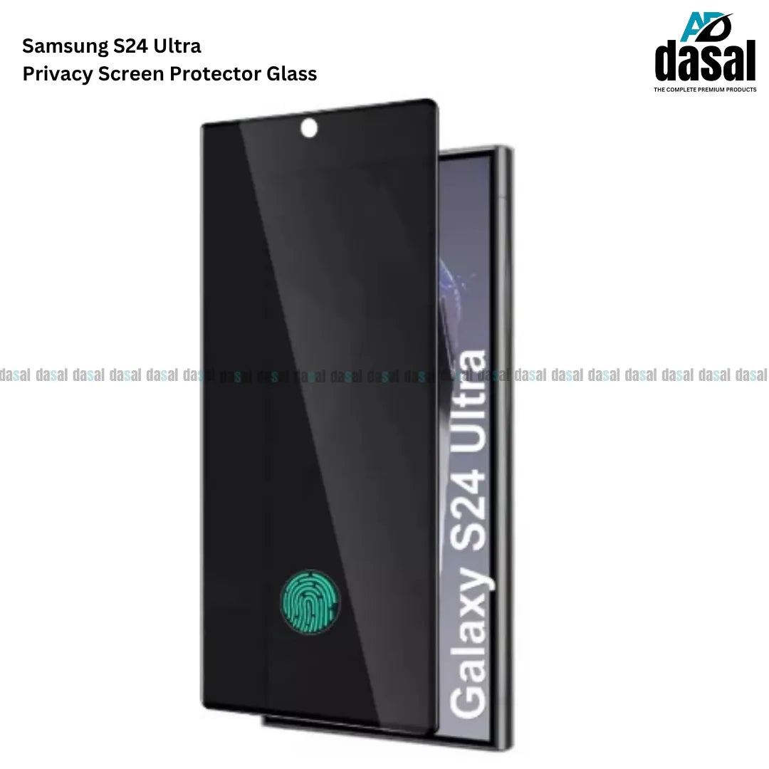 Samsung S24 Ultra Glossy Privacy 3D Screen Protector Tempered Glass