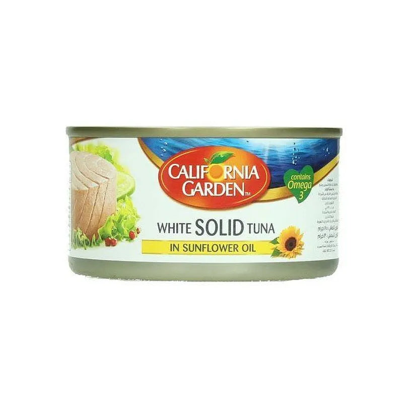 California Garden Tuna White Solid In Sunflower Oil, 170G