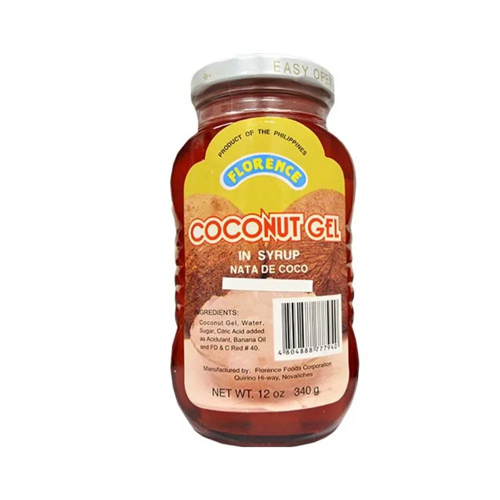 Red Coconut Gel In Heavy Syrup