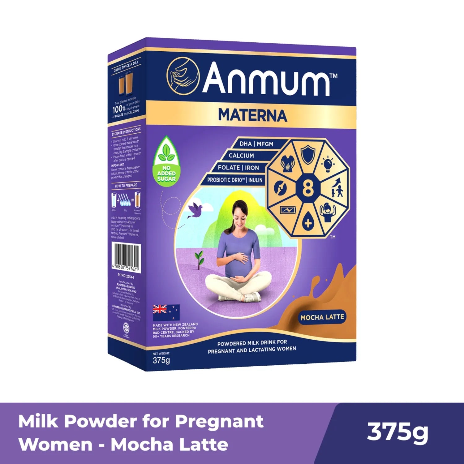 Anmum Materna Milka Powder Mocha Latte 375gm