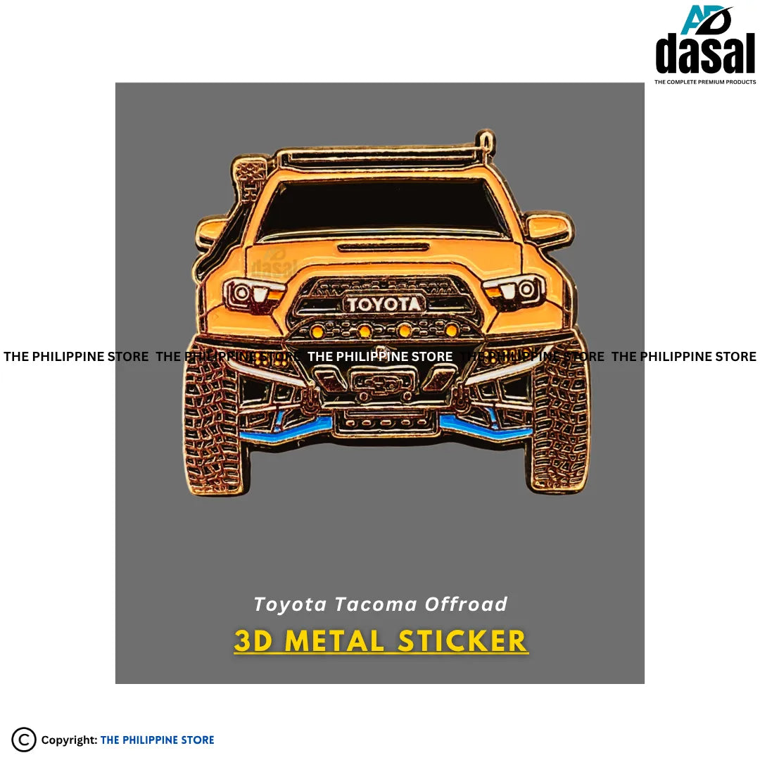 3D Metal Sticker- Toyota Tacoma Offroad