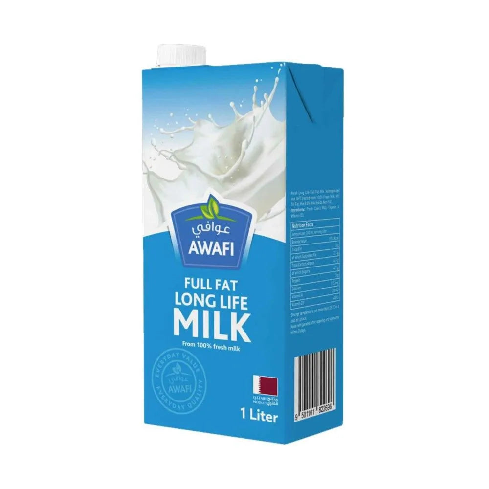 Awafi Uht Ambient Full Fat Milk, 1L