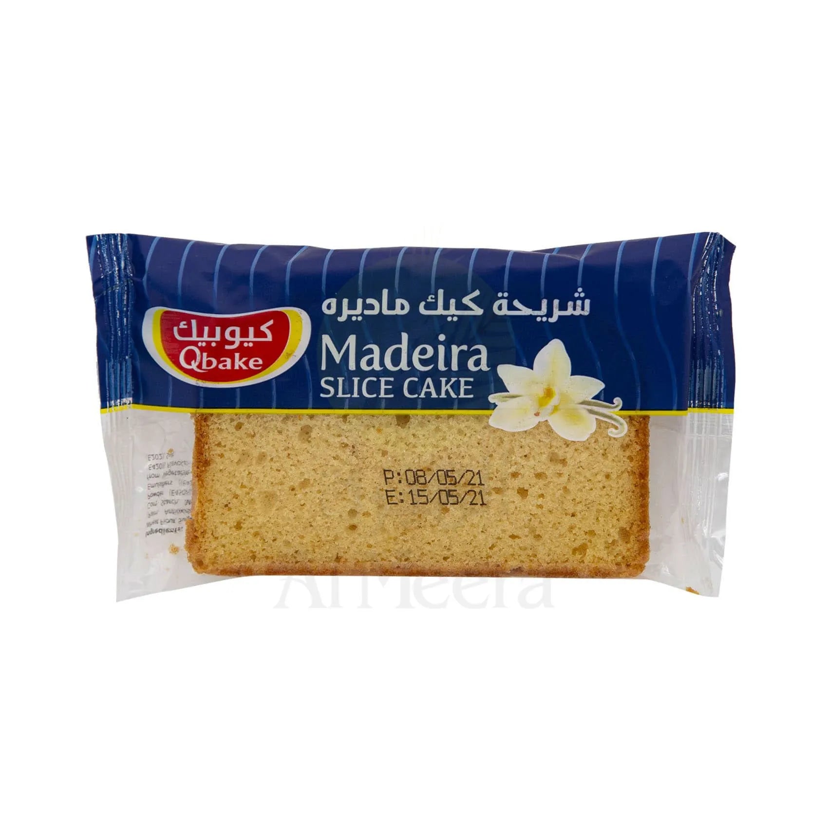 Qbake Madeira Slice Cake, 60g