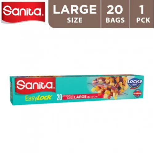Sanita Easy Lock Large 20Bags