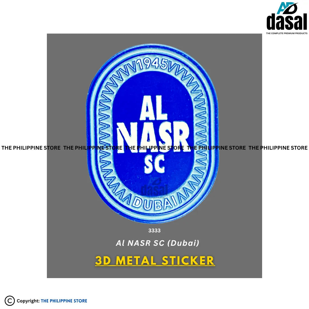 3D Metal Sticker- Al Nasr Sc (Dubai)