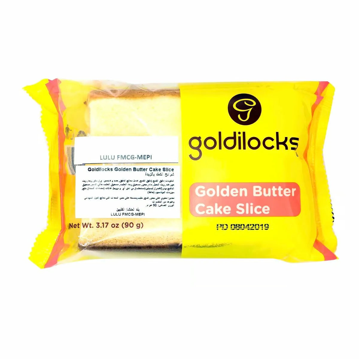 Goldilocks Golden Butter Cake Slice 90 Gm