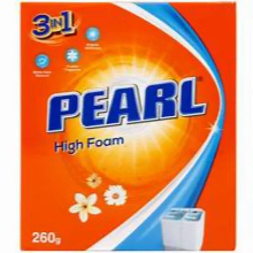 Pearl High Foam Detergent Powder, 260 G