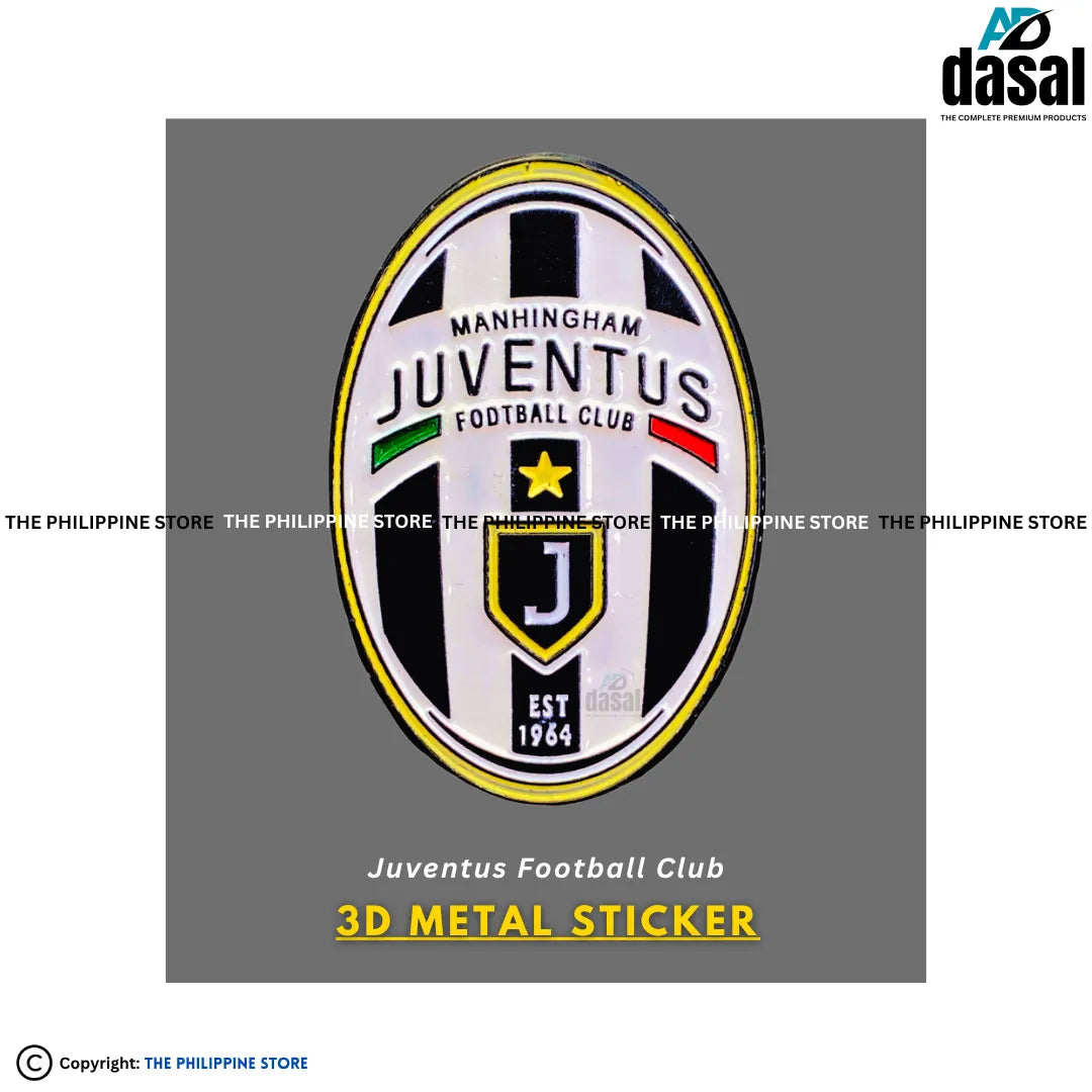 3D Metal Sticker- Juventus Football Club