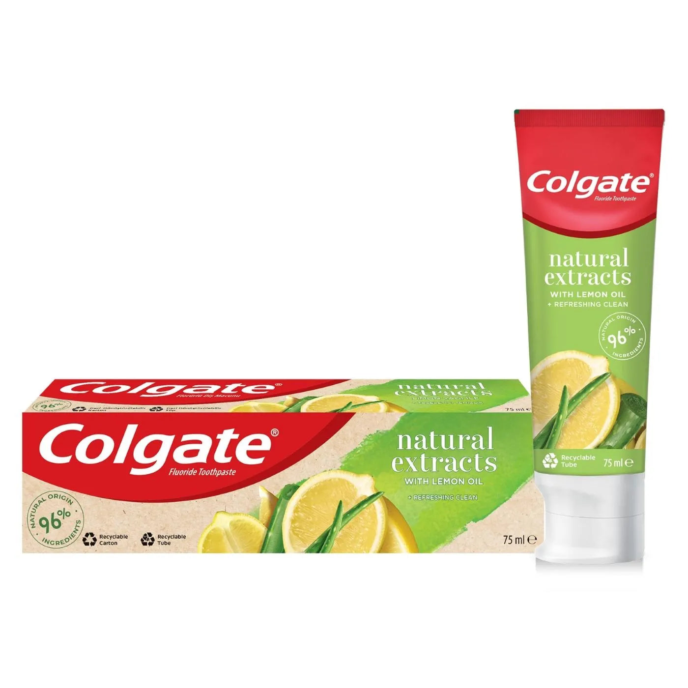 Colgate Natural Extracts Lemon Oil Fresh Breath Toothpaste, 75ml