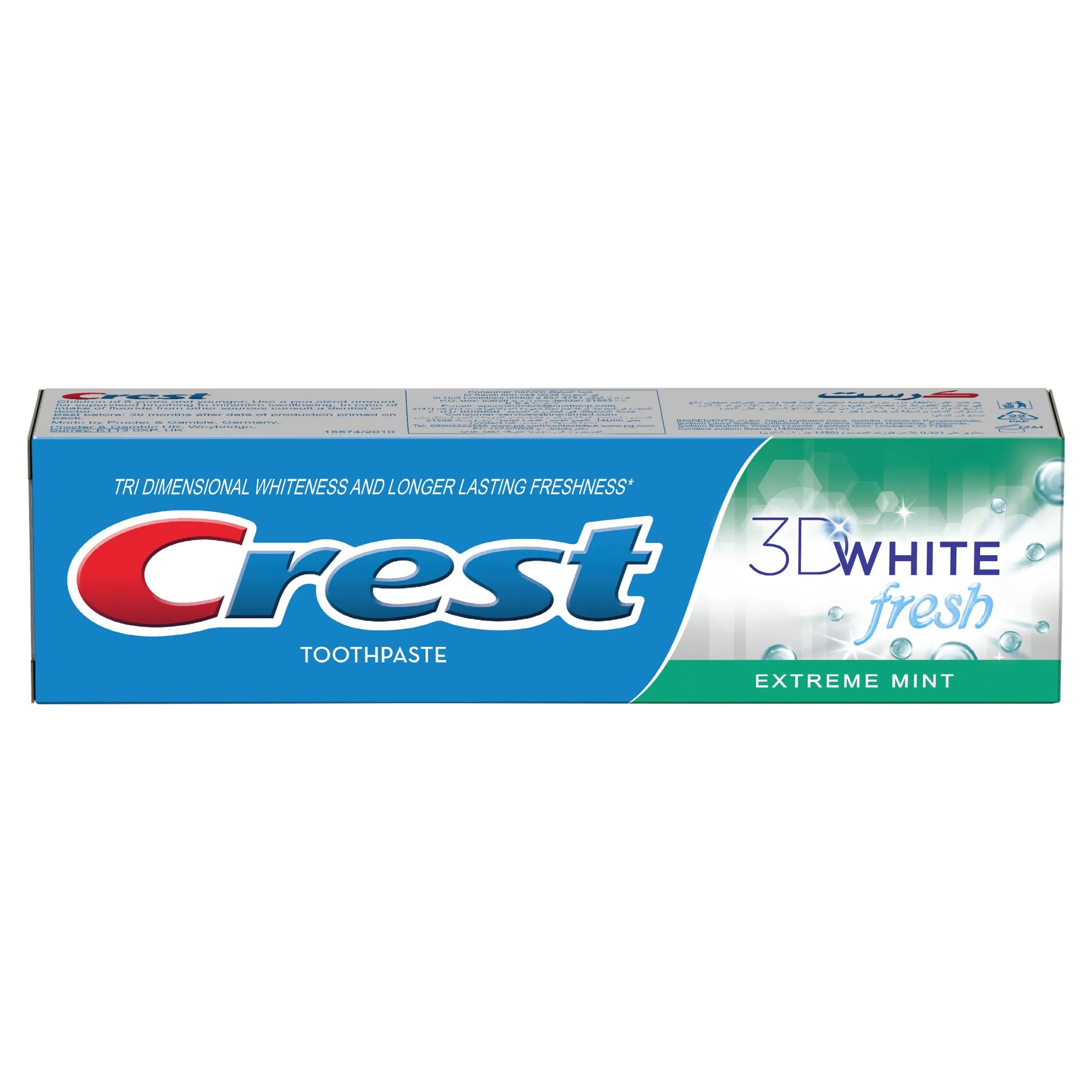 Crest 3d White Extreme Mint Toothpaste, 125ml
