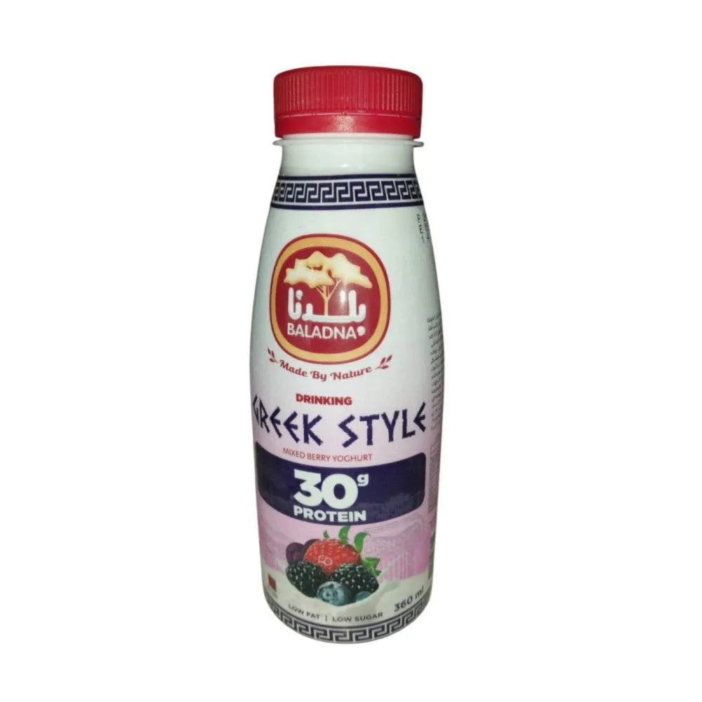 Baladna Greek Mixed Berry Flavored Yoghurt Drink, 360ml