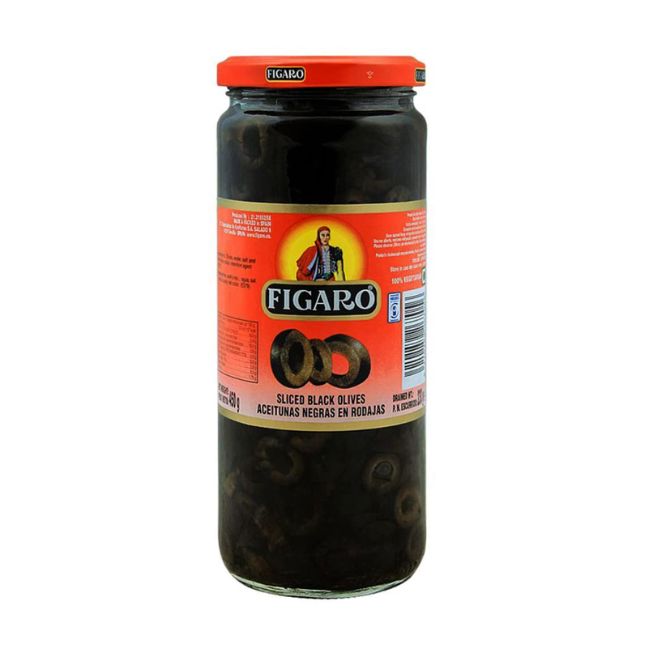 FIGARO SLICED BLACK OLIVE 230g Olives & Pickles Pinoygrocers 
