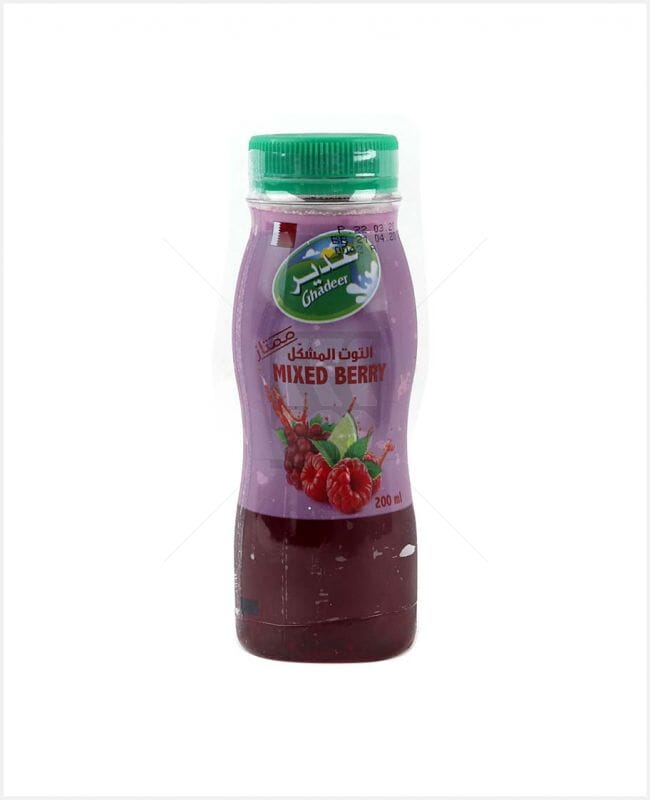 Ghadeer PrImE MIx Berry JUIcE 200 ml Local Juices Pinoygrocers 