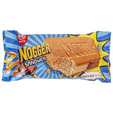 Wall'S Max Nogger Ice Cream Sandwich, 145ml