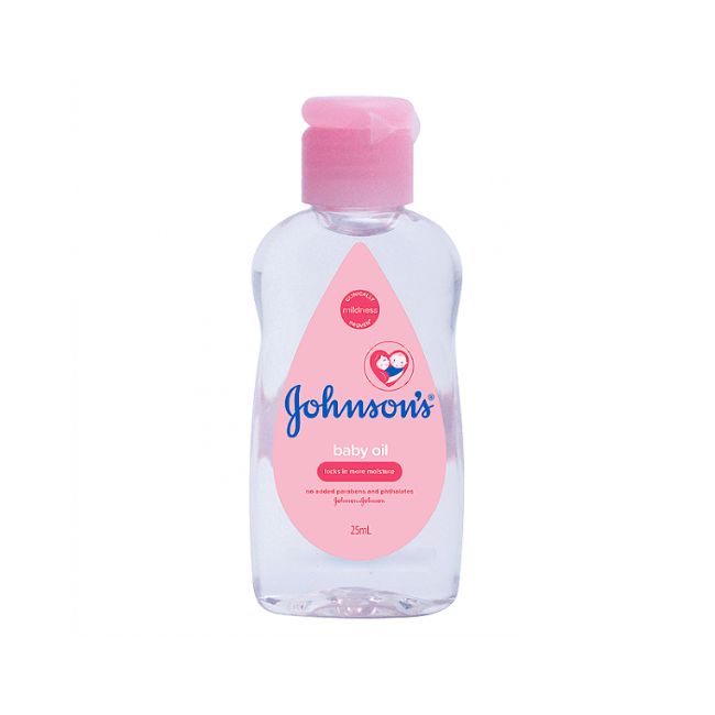 Johnson & Johnson Baby Oil-Pink-25 ML Baby Bath & Body Care Pinoygrocers 